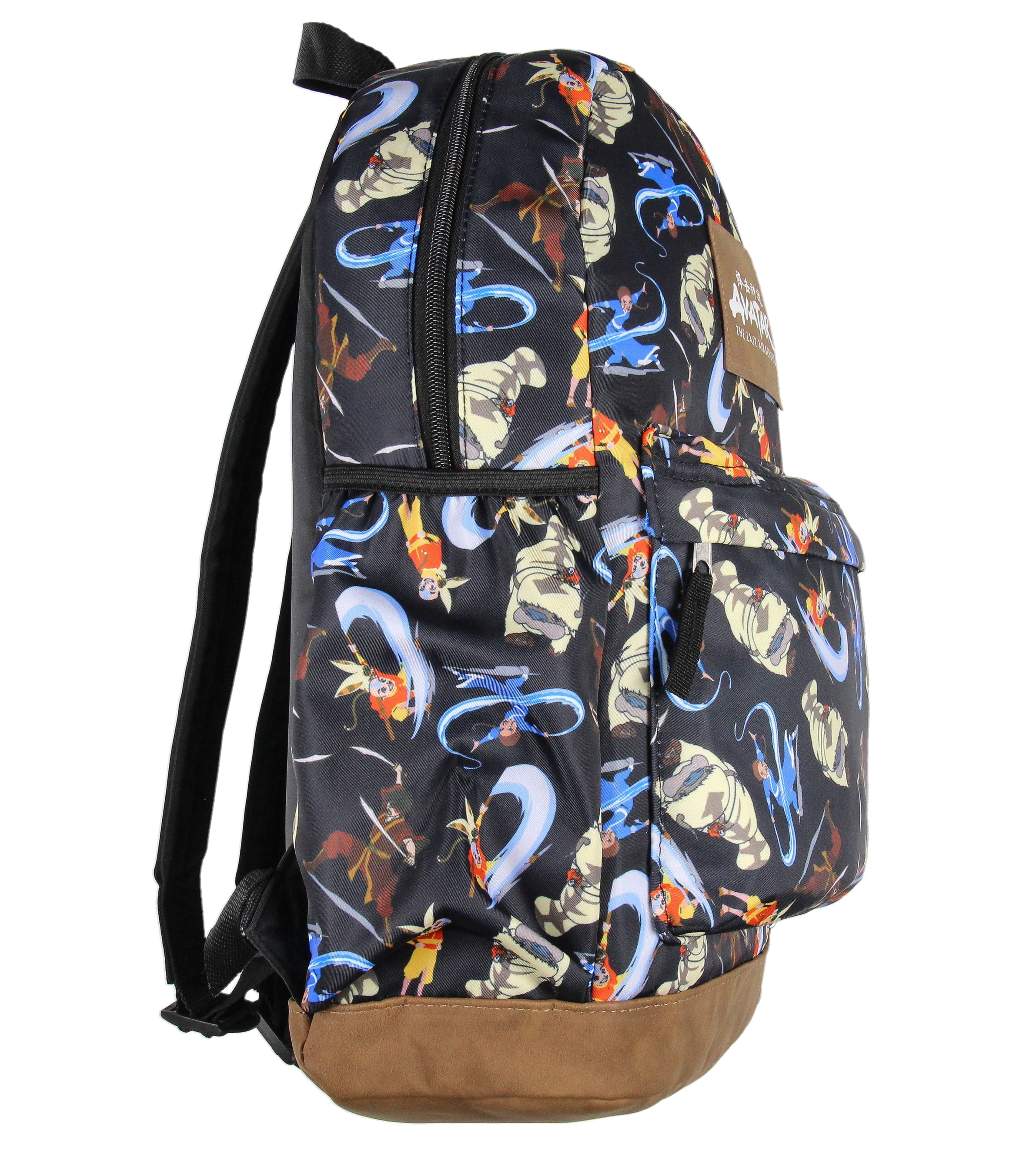 Nickelodeon Avatar The Last Airbender Character Aang Katara Appa Zuko Cartoon All Over Print Backpack 16"