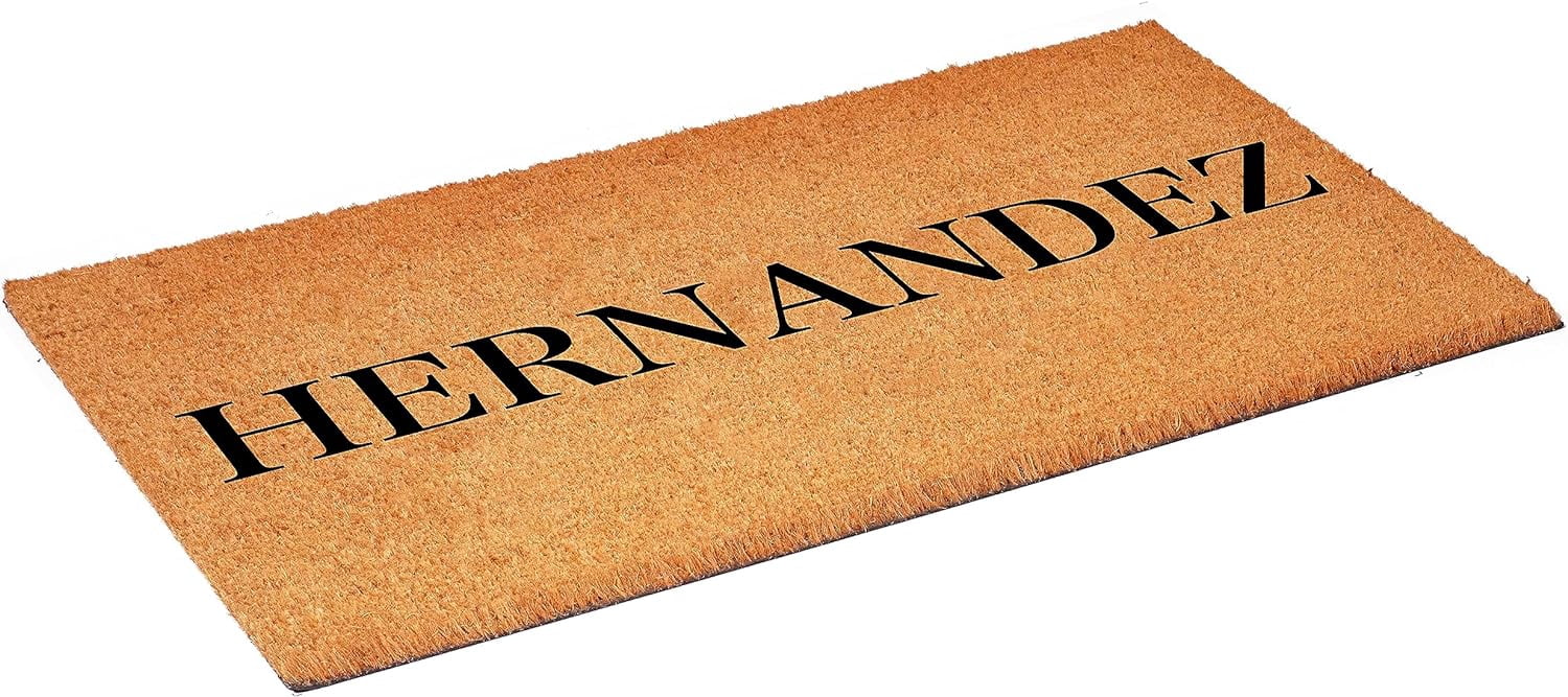 Calloway Mills 111323048 Bold Hernandez Personalized Doormat 30" x 48"