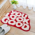 thumbnail image 4 of Lolynie Text Imitation Bathroom Floor Mat - Water Absorbing Entrance Hall Rug, Easy Clean Doormat, 4 of 6