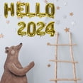 thumbnail image 1 of OULII New Year Party Supplies 1 Set Golden Square Balloons For Festive Atmosphere, 1 of 8