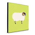 thumbnail image 1 of "Treasures Scottish Blackface Green Panel wall-decor, Multicolor" Caroline's Treasures BB7799UP88, 1 of 1