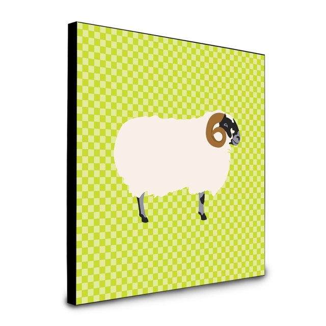 "Treasures Scottish Blackface Green Panel wall-decor, Multicolor" Caroline's Treasures BB7799UP88