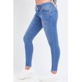 thumbnail image 3 of YMI Wannabettabutt - Jeans Ajustados de Fibra reciclada de 3 Botones para Mujer, M08, 33, 3 of 4