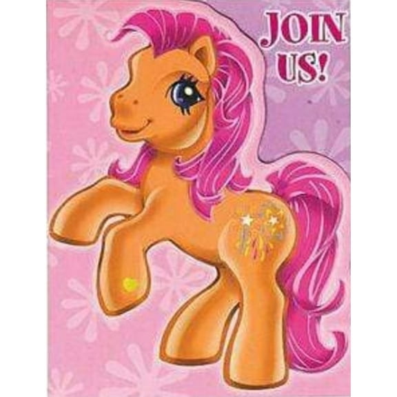 8 My Little Pony Invitations