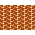 thumbnail image 1 of Ahgly Company Indoor Rectangle Patterned Cantaloupe Orange Area Rugs, 8' x 10', 1 of 6