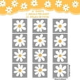 thumbnail image 4 of 12 Sheets Daisy Wall Decals Flower Wall Stickers Large Daisy Wall Stickers Daisy Decals for Wall Peel and Stick for Nursery Kids Girls Bedroom Living Room Wall Decor, 4 of 7