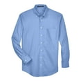 thumbnail image 4 of Devon & Jones D630 Men's Crown Collection Oxford Woven Dress Shirt-Light Blue-3XL, 4 of 5