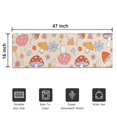 thumbnail image 5 of Red Mushroom Flower Light Pattern Door Rugs,Washable Non Slip Door Mats Indoor,Decorative Door Mats,Entry Mat Indoor for Entrance,Bedroom,Kitchen,Bathroom,16"x47", 5 of 6