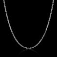 thumbnail image 4 of MasteelfCA 18K White Gold Round Cable Chain Diamond Pendant Necklace, 4 of 7