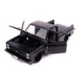 thumbnail image 3 of Jada 31604-1 1985 Chevrolet Silverado C-10 Pickup Truck Matt Black with Black Wheels Just Trucks 1 by 24 Diecast Model Car, 3 of 5