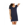 thumbnail image 5 of Women Sexy Pajamas Cotton Solid Color Round Neck Short Sleeve Nightdress Clothing, 5 of 6