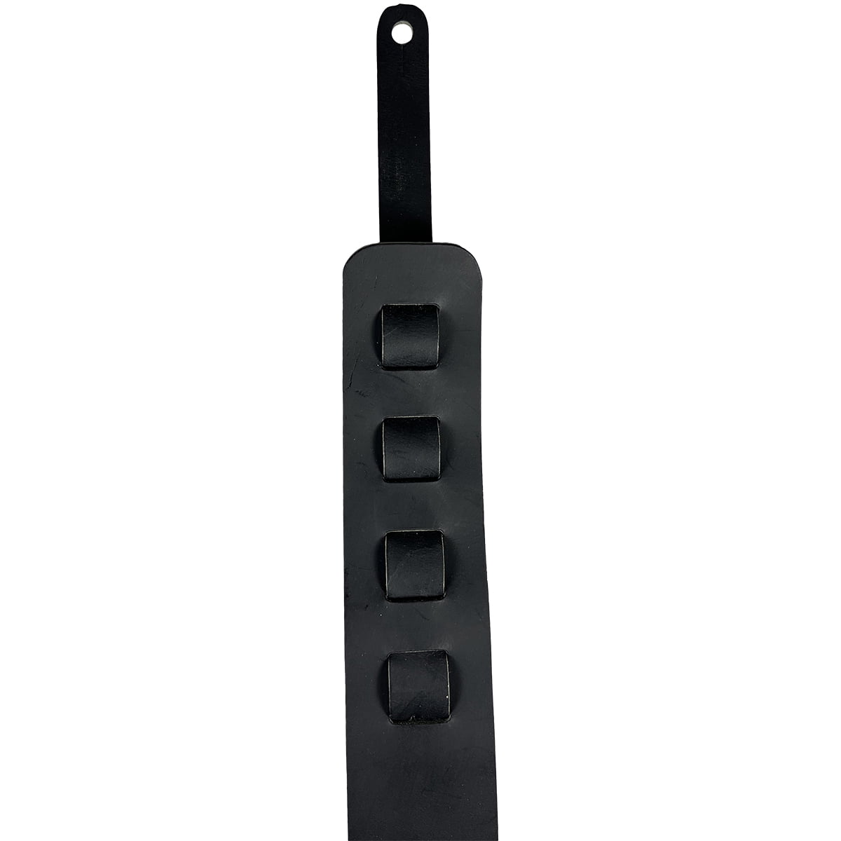 Guitar Strap Oiled Buffalo Leather - Black