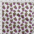 thumbnail image 4 of oneOone Cotton Cambric Wine Fabric Cactus Diy Clothing Quilting Fabric Print Fabric By Yard 42 Inch Wide, 4 of 6