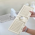 thumbnail image 2 of Drain Rack Kitchen Accessory Faucet Guard and Drain Mat Protector for Bathroom and Kitchen Silicone Tape Mat Guard and Stone Tray Shield, 2 of 7