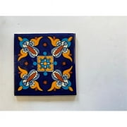 Talavera  6 x 6 in. Mexican Decorative Tiles, L113 - Pack of 4