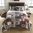 thumbnail image 1 of Ensemble de Literie Simple - 2 Pcs - Timber par Donna Sharp - Ensemble de Courtepointe Lodge avec Courtepointe Simple et une Taie d'Oreiller Standard - Lavable en Machine, 1 of 4
