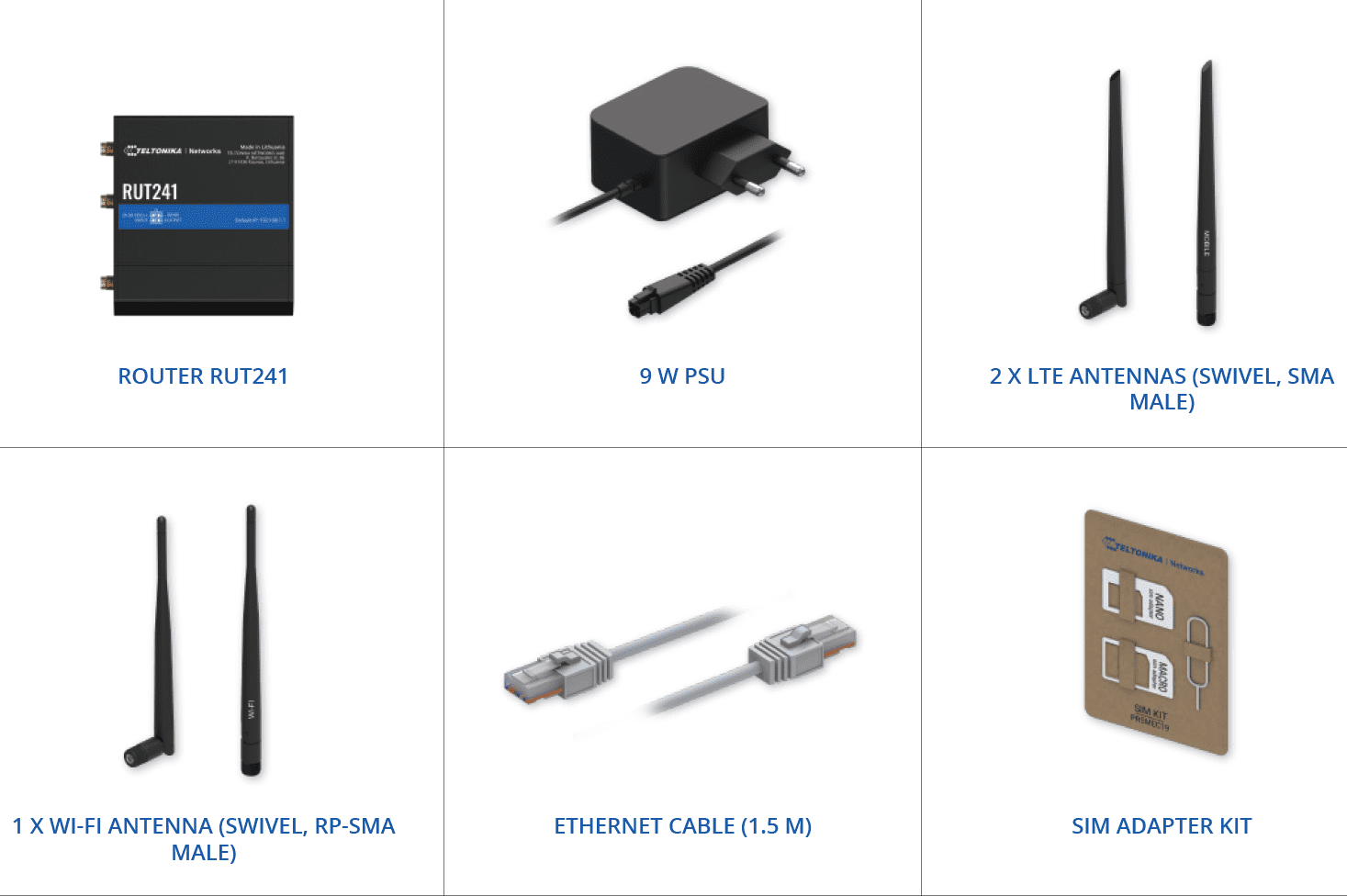 Teltonika Networks RUT241098000 4G LTE Router