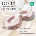 thumbnail image 2 of 2025 Latest Model Adjustable 22 Momme 100% Mulberry Silk Sleep Mask, Upgraded 3D Contoure, 2 of 5