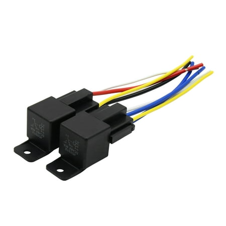 DC 48V 40A SPST Auto Car Relay 4 Pin 4 Wires with Harness Socket Plug (Best 7.3 Glow Plug Relay)