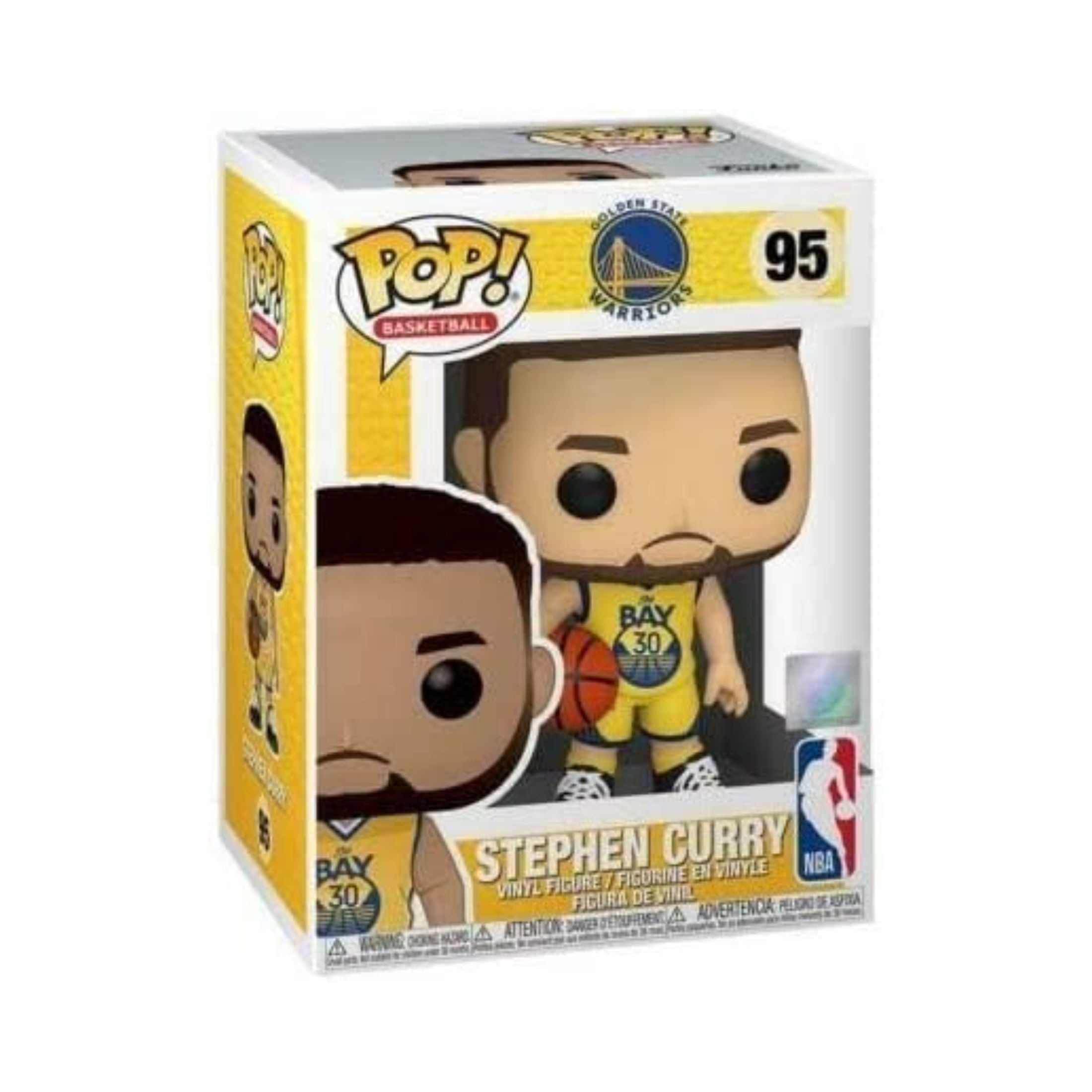 Funko POP! NBA Warriors Stephen Curry Vinyl Figure - Walmart.com
