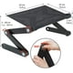 thumbnail image 1 of Mesa de cama plegable para computadora portátil - Soporte para tableta y computadora portátil - Mesa de lectura de diseño para sillón y sofá cama - Ergonómica versátil ajustable - Aluminio liviano Ormromra YQ-2871, 1 of 5