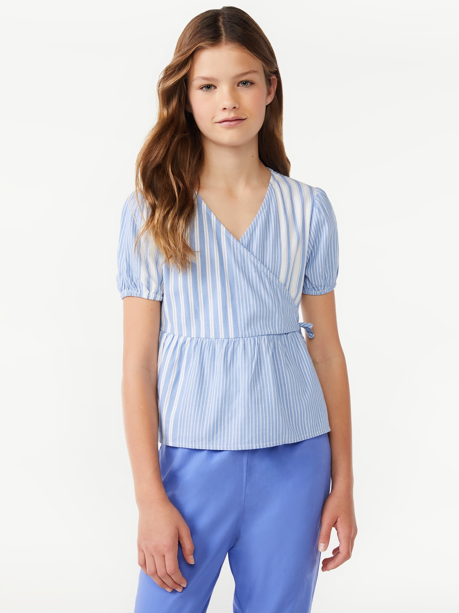 Studio Collection Wrap Top - Girls