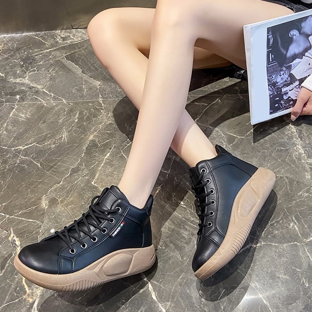 Zapatos Para Caminar Zapatos de deporte casuales para mujer, Zapatos altos de moda vintage con aumento de altura para otoño DQrwqpou Tenis De Mujer Tenis De Hombre