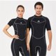 thumbnail image 3 of DIVE SAIL Traje de buceo 3MM Pantalones cortos de manga corta resistentes al desgaste Traje de neopreno Servicio prolongado Sensación de cuerpo fresco Accesorio de surf femenino negro S Inevent OD019360-02, 3 of 7