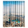 thumbnail image 1 of ABPHQTO Cortina de ducha de fondo Burj Dubai Cortina de ducha impermeable 150x180 cm, 1 of 2