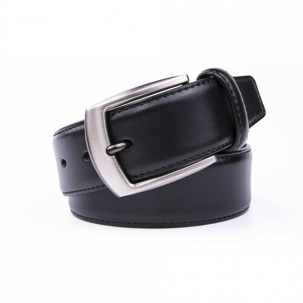 Fabio Valenti - Genuine Leather Mens Belt, 1.5 Wide Classic Design ...