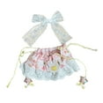 thumbnail image 3 of Ropa para muñecas de 15cm-17cm, ropa para muñecas, vestido con patrón de cereza, accesorios elegantes para fotos DIY, falda cómoda para muñecos de, 3 of 8