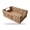 S: 12" x 8" x 4" (1 Pc), variant on Handmade Water Hyacinth Wicker Storage Basket – Rectangle Organizer Bin for Shelves, Blanket, Bathroom, Closet, Toilet Tank – Decorative & Durable (1, 17.5"x6.7"x2.5")