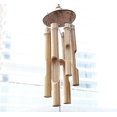 thumbnail image 3 of Wind Chimes, Brown, Bamboo Wind Chimes (new Large Dome), 3 of 4