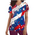 thumbnail image 2 of BEFOKA Scrub for Women V Neck Printed Scrub Tops Soft Nurse Uniform Shirts Comfortable Work Uniform with 2 Pockets, 2 of 5
