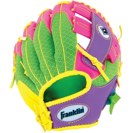 Franklin Sports Kid s Baseball Glove – Youth 9.5 In. Mitt – Multicolor