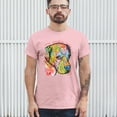 thumbnail image 3 of Tee Hunt Dogs Speak to Those Who Listen T-Shirt Dean Russo Neon Pet Men's Tee, Light Pink, 3X-Large, 3 of 5