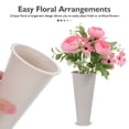 thumbnail image 3 of BESTYASH 6Ud Florero Plástico Para Tumbas Resistente Para Uso En Exteriores Color Beige, 3 of 7
