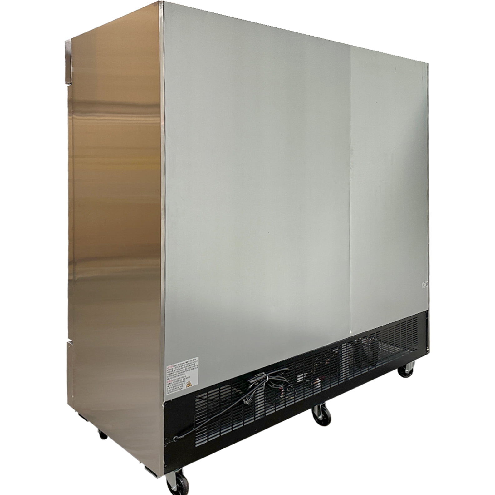 80" 3-Door Commercial Reach-In Refrigerator, 72 Cu.Ft Stainless Steel Cooler | Bottom Mount Compressor | R290 Refrigerant | Digital Temperature Control | NSF Certified