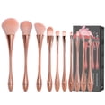 thumbnail image 1 of Juego de brochas de maquillaje de cintura pequeña, juego completo de brochas de maquillaje con herramientas de belleza, juego de 10 brochas de maquillaje, fácil de usar, compacto y apto, 1 of 6