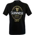 thumbnail image 2 of Guinness Black T-Shirt with English Foreign Extra Bottle Label Print for Men, 2 of 6
