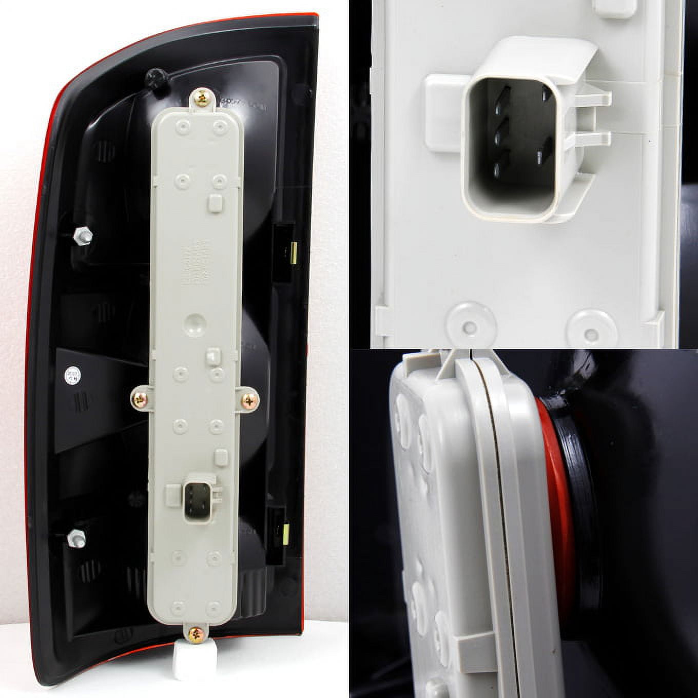 AKKON - For 02-06 Dodge Ram 1500 | 2500 |3500 Pickup Truck Red Clear Tail Lights Replacement With Circuit Board Pair