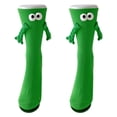 thumbnail image 4 of Calcetines de pantorrilla con diseño de , elegantes y únicos, para aniversarios, zapatos casuales. Verde hierba, 4 of 8