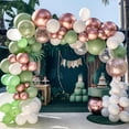 thumbnail image 4 of Globos de fiesta Togvu, color verde aguacate metalizado, oro rosa, 30 cm, 4 of 7
