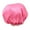 Rose Red, variant on jiaroswwei Home Women Elastic Reusable Waterproof Shower Cap Head Hair Cover Bathing Hat