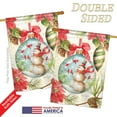 thumbnail image 3 of Breeze Decor BD-WT-H-114195-IP-BO-DS02-US 28 x 40 in. Woodland Holiday Winter - Seasonal Winter Wonderland Impressions, Decorative Vertical House Flag, 3 of 4