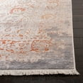 SAFAVIEH Vintage Persian Zaman Traditional Polyester Runner Rug, Grey ...