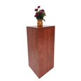 thumbnail image 2 of FixtureDisplays® 15x15x36" Cube Pedestal Table Display Glorifier Riser Stand Centerpiece Flower Sculputure Merchandise Lamp Book Stand Easy assembly required 15929-APPLEWOOD, 2 of 6