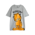 thumbnail image 3 of Garfield Mens Black Short Sleeve Long Leg Pyjama Set, 3 of 7