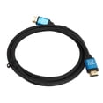 thumbnail image 2 of HD Câble d'Interface Multimédia 4K PVC Alliage d'Aluminium Cordon d'Interface Multimédia Haute Définition pour Ordinateur Portable TV PC Bleu 1,5 M / 4,9 Pi, 2 of 14