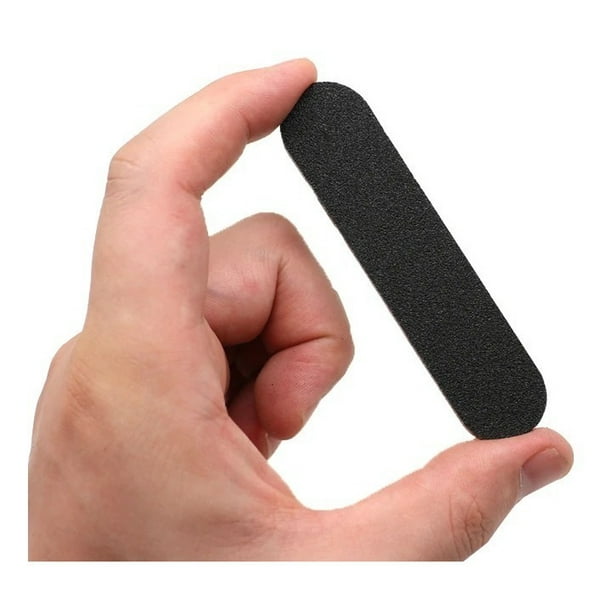 Lima Pulidor Lija de 10 Cm MAGENTA Uso Rudo Negra 50 Pzas Grano 180